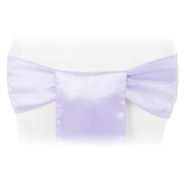 Sleek Satin Sash 6″ x 108″ – Lavender | Rental