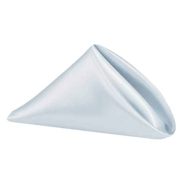 Sleek Satin Napkin 20″x20″ – Dusty Blue | Rental Sleek Satin Napkin 20″x20″ – Dusty Blue | Rental