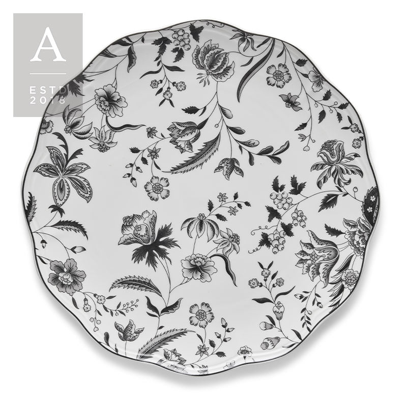 Eleanor Charcoal Charger Plate | Rental