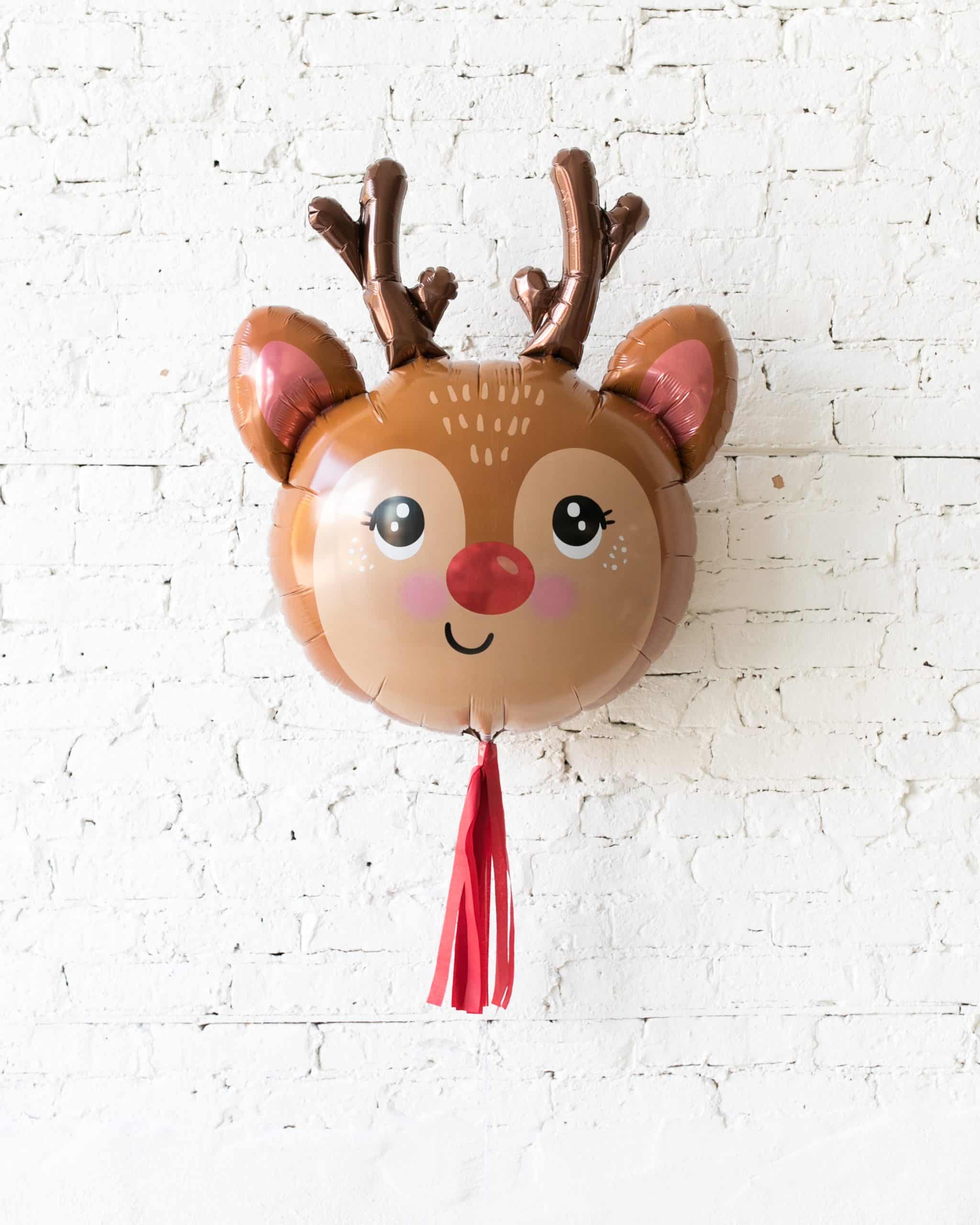 39in Red Nose Reindeer with Red Skirt | Rental 39in Red Nose Reindeer with Red Skirt | Rental