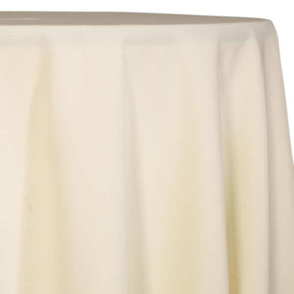 Ivory – Polyester “Tropical ” Tablecloth – Many Size Options | Rental