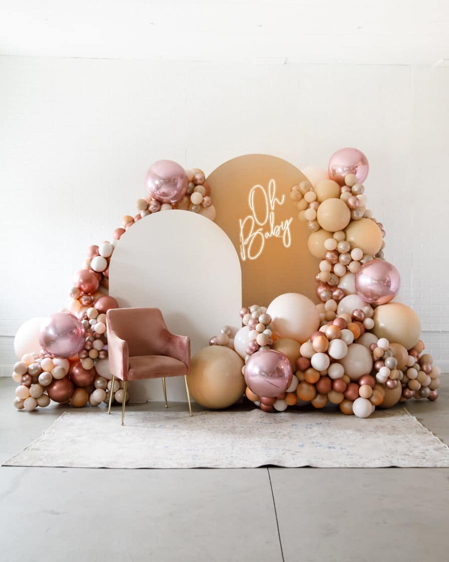 Botanical – The Cabriole Set with Neon Sign | Rental