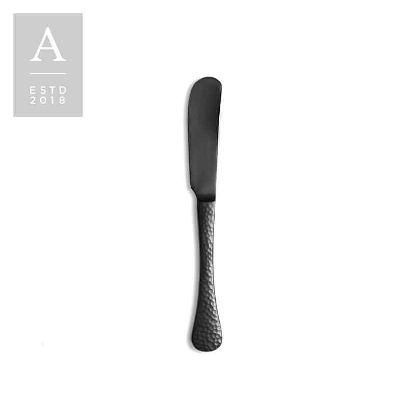 Nico Black Brushed Butter Knife | Rental