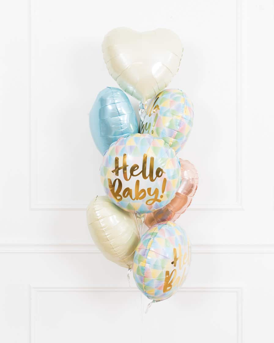 GIFT- Hello Baby Foil Balloon Bouquet | Rental GIFT- Hello Baby Foil Balloon Bouquet | Rental