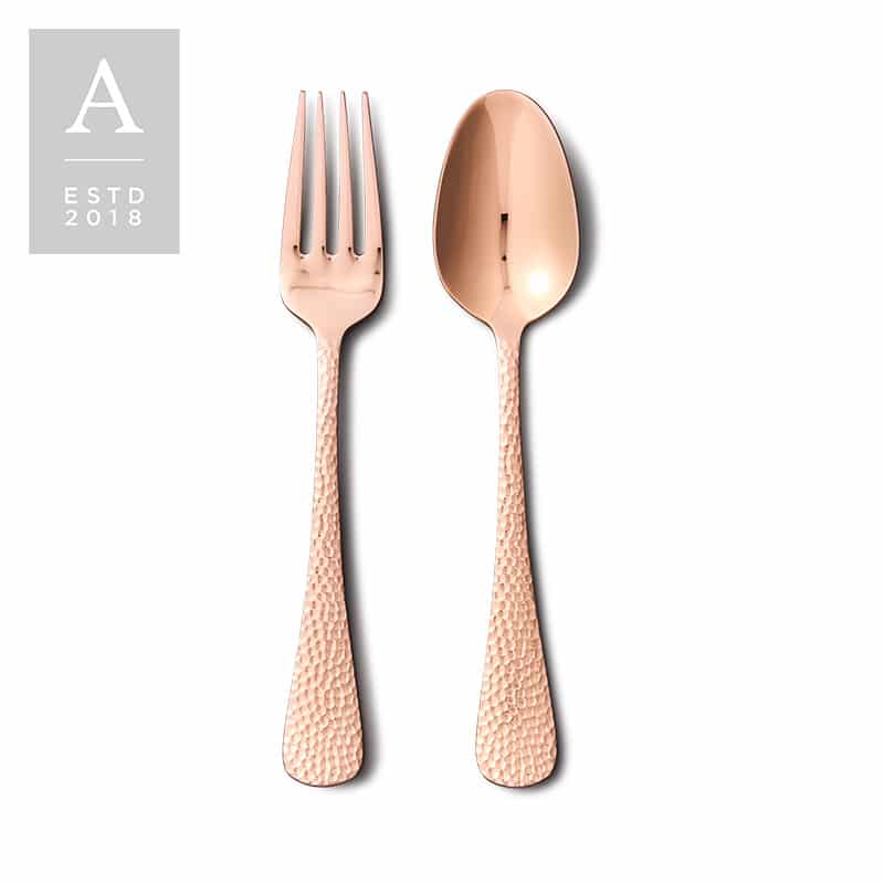 Nico Copper Mirror Serving Collection | Rental