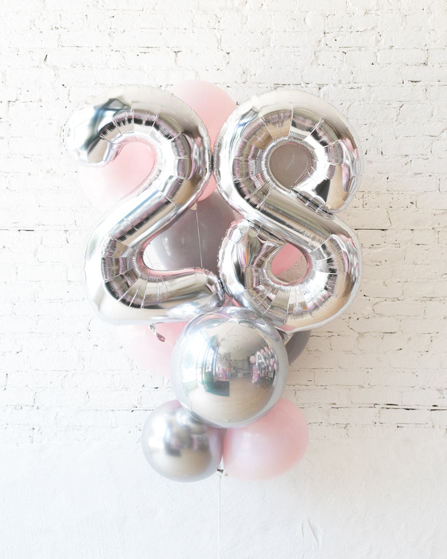 Pink Chic – Foil Number and latex Balloons – 13 balloons | Rental Pink Chic – Foil Number and latex Balloons – 13 balloons | Rental