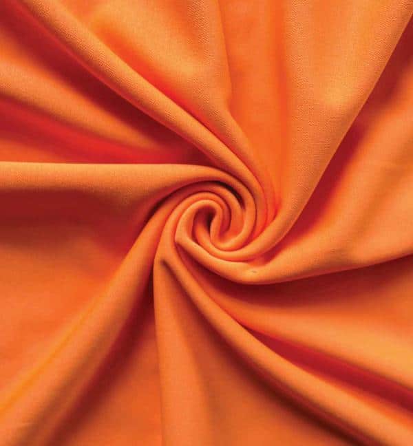 *IFR* Poly Stretch / Scuba Cloth Drape Panel w/ Sewn Rod Pocket (IFR) – Orange | Rental *IFR* Poly Stretch / Scuba Cloth Drape Panel w/ Sewn Rod Pocket (IFR) – Orange | Rental
