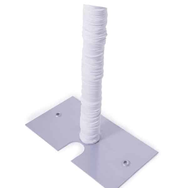20ft Spandex Pole Cover (for upright 14ft & under) – White | Rental
