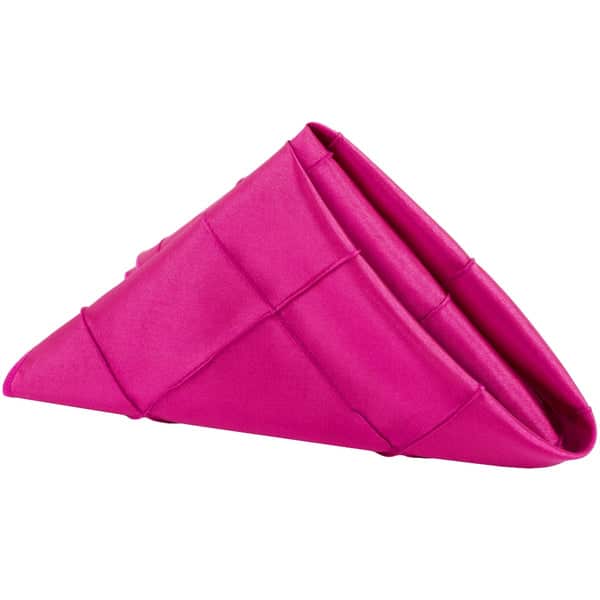 Pintuck Taffeta Napkins – Fuchsia | Rental Pintuck Taffeta Napkins – Fuchsia | Rental