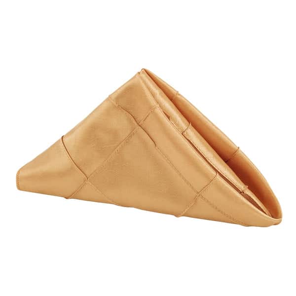 Pintuck Taffeta Napkins – Gold | Rental Pintuck Taffeta Napkins – Gold | Rental