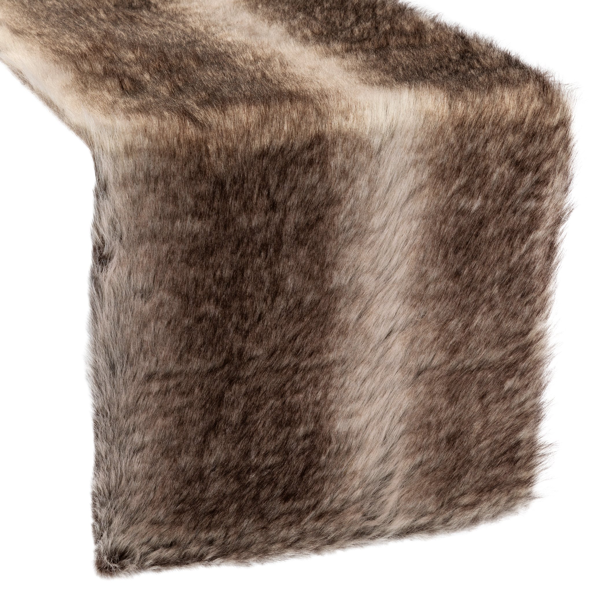 Faux Fur Table Runner – Brown | Rental Faux Fur Table Runner – Brown | Rental