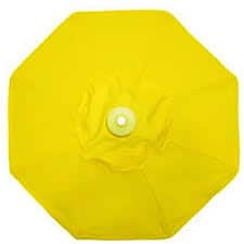 9′ Market Umbrella Kit – Yellow | Rental