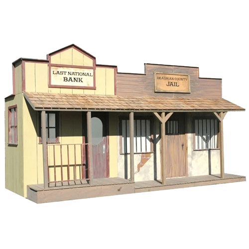 Bank & Jail Facade | Rental Bank & Jail Facade | Rental