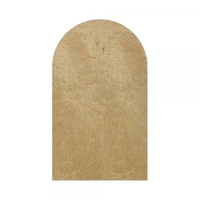 Chiara Full Arch Wall Panel – Wood (72″H x 34″W) | Rental