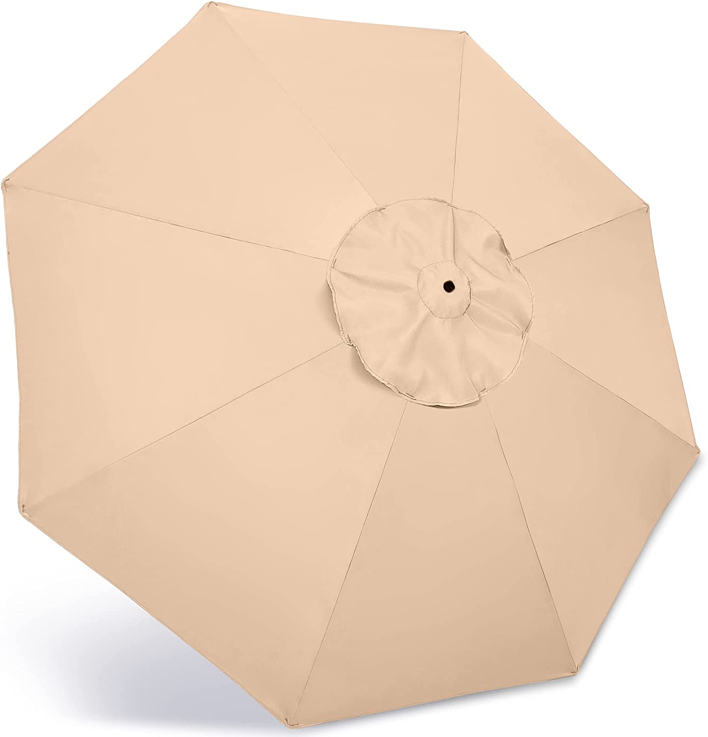 9′ Market Umbrella Kit – Light Beige | Rental