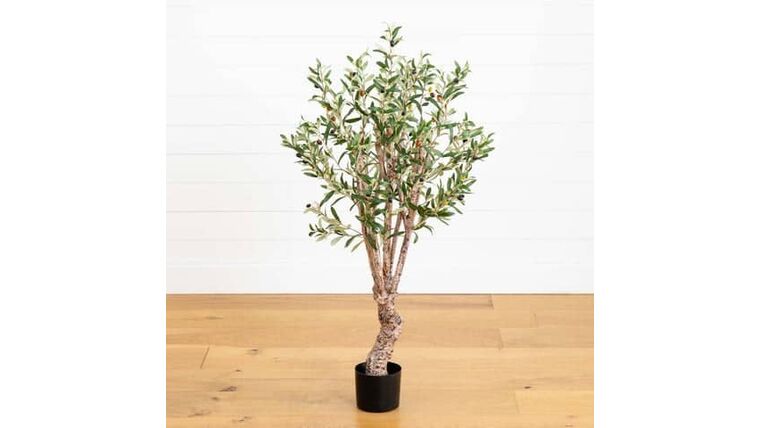 3.5’ Artificial Olive Tree with Lush Design | Rental
