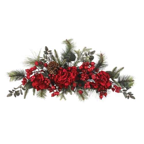 30″ Holiday Hydrangea Swag | Rental
