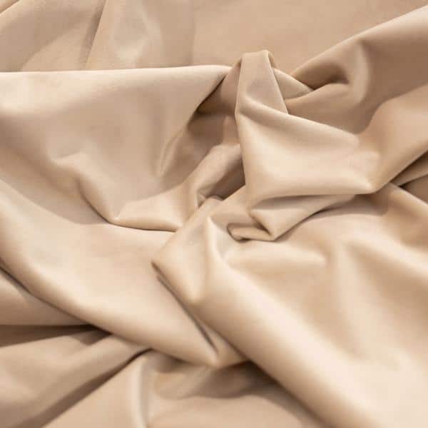 Champagne Casablanca Velvet Designer Drape by Eastern Mills – Choose your Length – 57″ Wide | Rental