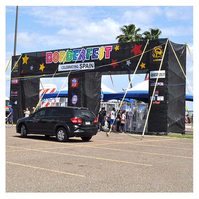 Event Entrance Double Scaffold | Rental