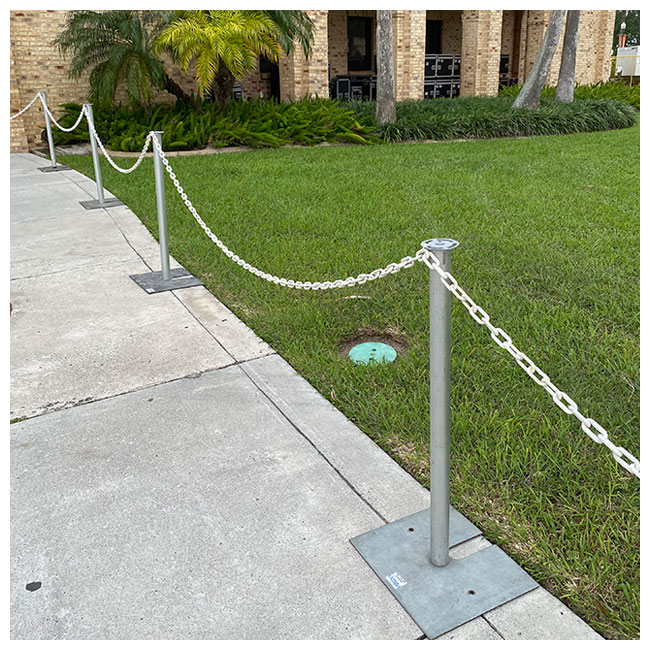 Stanchions Aluminum | Rental Stanchions Aluminum | Rental