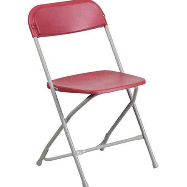 Feather XT™ Plastic Folding Chair – 800 lb Capacity – Red | Rental Feather XT™ Plastic Folding Chair – 800 lb Capacity – Red | Rental