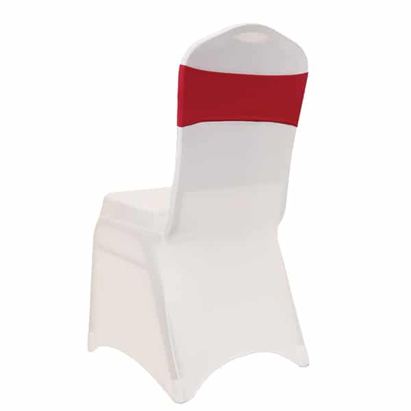 DecoStar™ 5″ Wide Spandex Chair Band – Apple Red – 10 PACKS | Rental DecoStar™ 5″ Wide Spandex Chair Band – Apple Red – 10 PACKS | Rental