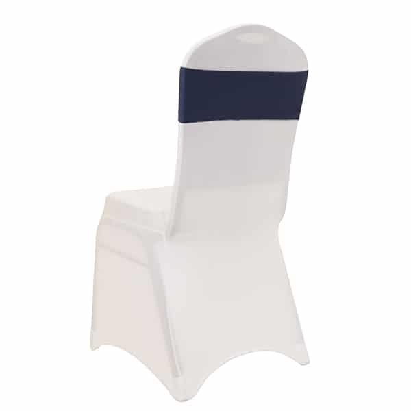 DecoStar™ 5″ Wide Spandex Chair Band – Navy Blue – 10 PACK | Rental DecoStar™ 5″ Wide Spandex Chair Band – Navy Blue – 10 PACK | Rental