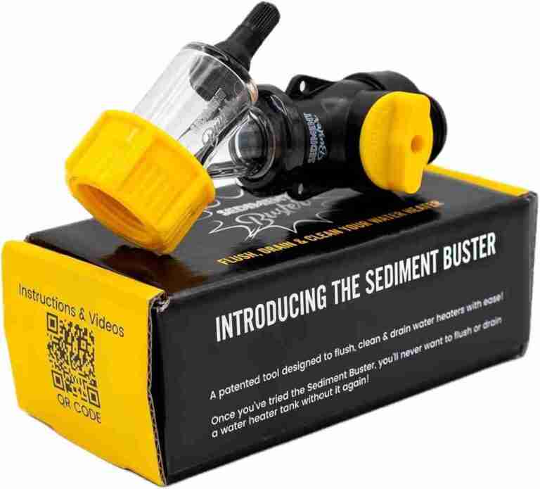 Sediment Buster - Water Heater Tool UL Verified V699054 – Flushes, Cleans, Drains, Breaks Up Sediment Clogs from Electric or Gas Water Heaters – Easy to Use - | Rental
