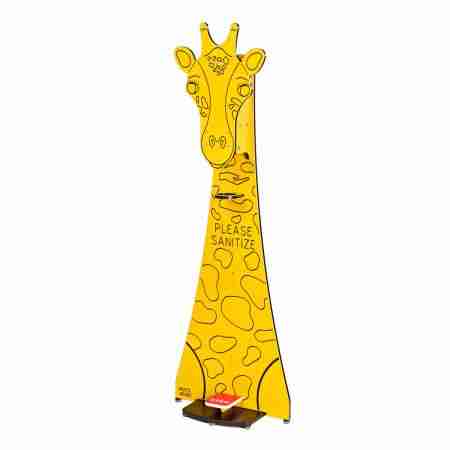 Giraffe Foot Pedal Hand Sanitizer Stand | Rental Giraffe Foot Pedal Hand Sanitizer Stand | Rental