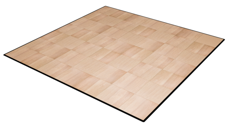 Custom Size | Light Maple Dance Floor Rental | Rental
