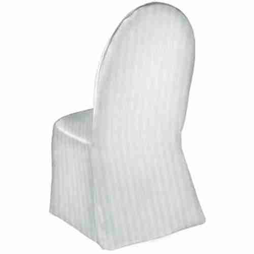 Poly Stripe Banquet Chair Cover | Cobalt